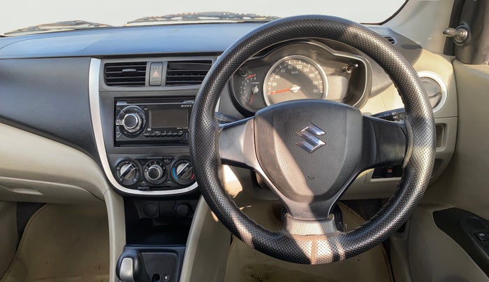 2014 Maruti Celerio VXI AMT, Petrol, Automatic, 1,09,207 km, Steering Wheel Close Up