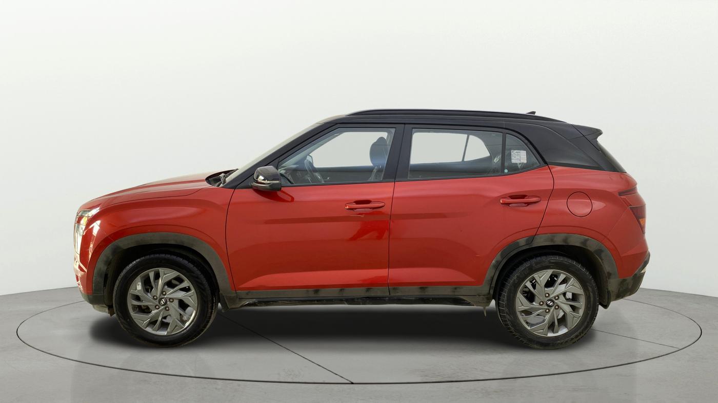 2021 Hyundai Creta SX (O) 1.4 TURBO DCT DUAL TONE, Petrol, Automatic, 29,416 km, Left Side