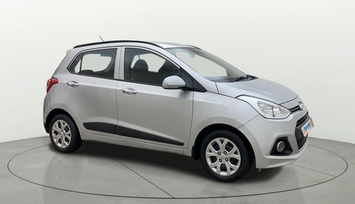2014 Hyundai Grand i10 SPORTZ 1.2 KAPPA VTVT, Petrol, Manual, 49,643 km, Right Front Diagonal