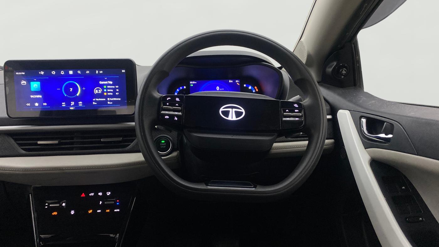2024 Tata NEXON CREATIVE PLUS S 1.2 REVOTRON 6 AMT DT, Petrol, Automatic, 34,160 km, Steering Wheel Close Up