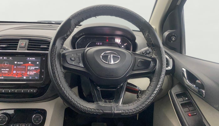 2022 Tata Tiago XZA PLUS DUAL TONE PETROL, Petrol, Automatic, 24,930 km, Steering Wheel Close Up