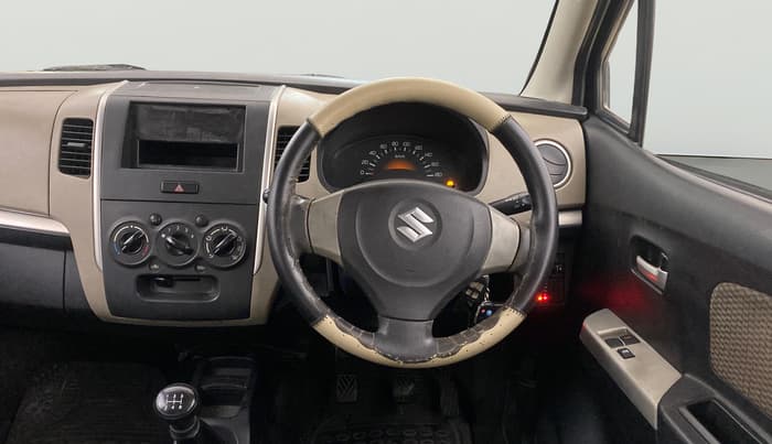 2013 Maruti Wagon R 1.0 LXI CNG, CNG, Manual, 52,226 km, Steering Wheel Close Up