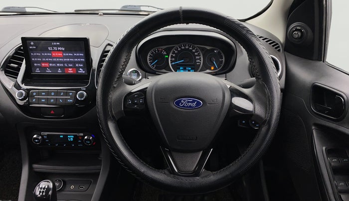 2019 Ford New Figo TITANIUM 1.2 PETROL MT, Petrol, Manual, 33,613 km, Steering Wheel Close Up