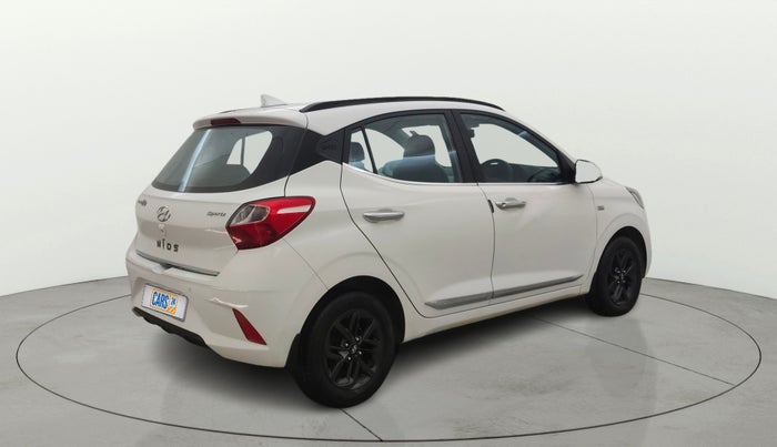 2020 Hyundai GRAND I10 NIOS SPORTZ AMT 1.2 KAPPA VTVT, Petrol, Automatic, 53,521 km, Right Back Diagonal
