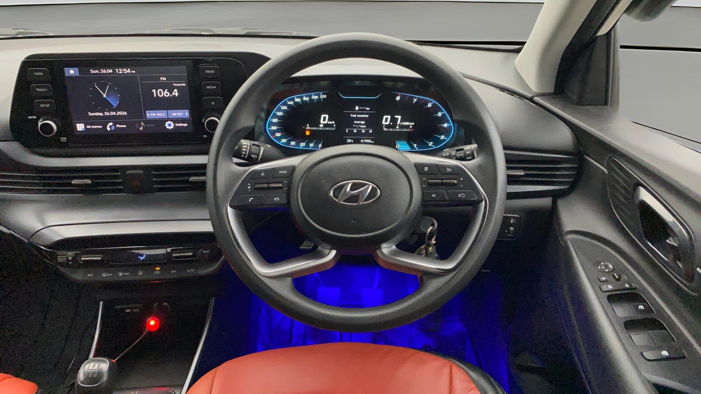 2022 Hyundai NEW I20 SPORTZ 1.2 MT, Petrol, Manual, 41,907 km, Steering Wheel Close Up