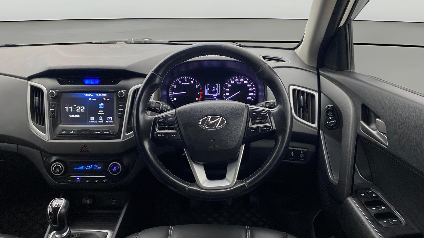 2019 Hyundai Creta SX SPORTS EDITION 1.6 PETROL DUAL TONE, Petrol, Manual, 35,189 km, Steering Wheel Close Up