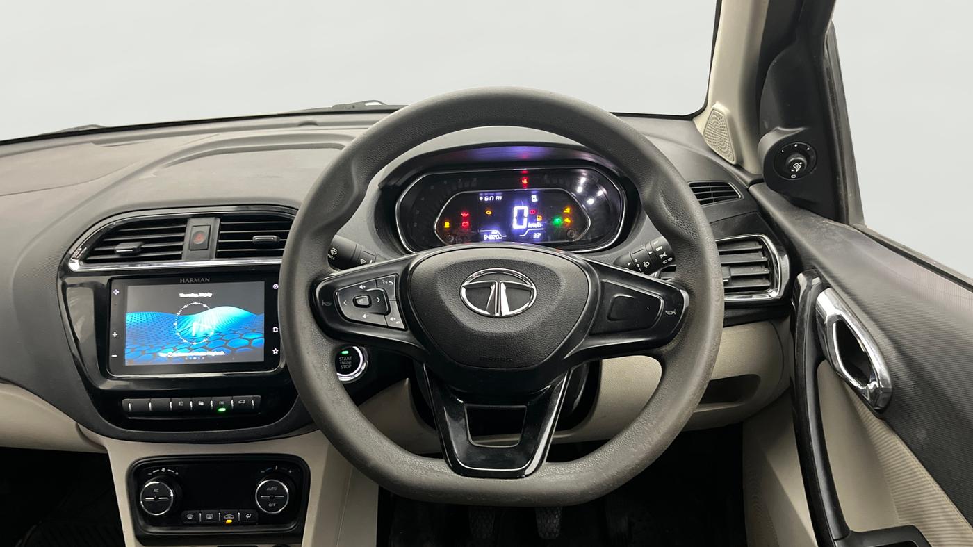 2022 Tata TIGOR XZ PLUS CNG, CNG, Manual, 94,845 km, Steering Wheel Close Up