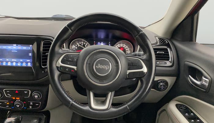 2018 Jeep Compass LIMITED (O) 1.4 PETROL AT, Petrol, Automatic, 1,05,900 km, Steering Wheel Close Up