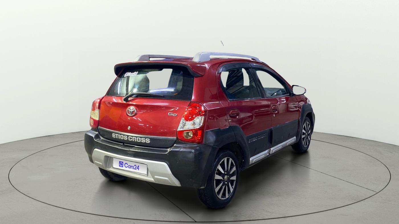 2014 Toyota Etios CROSS 1.4 GD, Diesel, Manual, 71,516 km, Right Back Diagonal