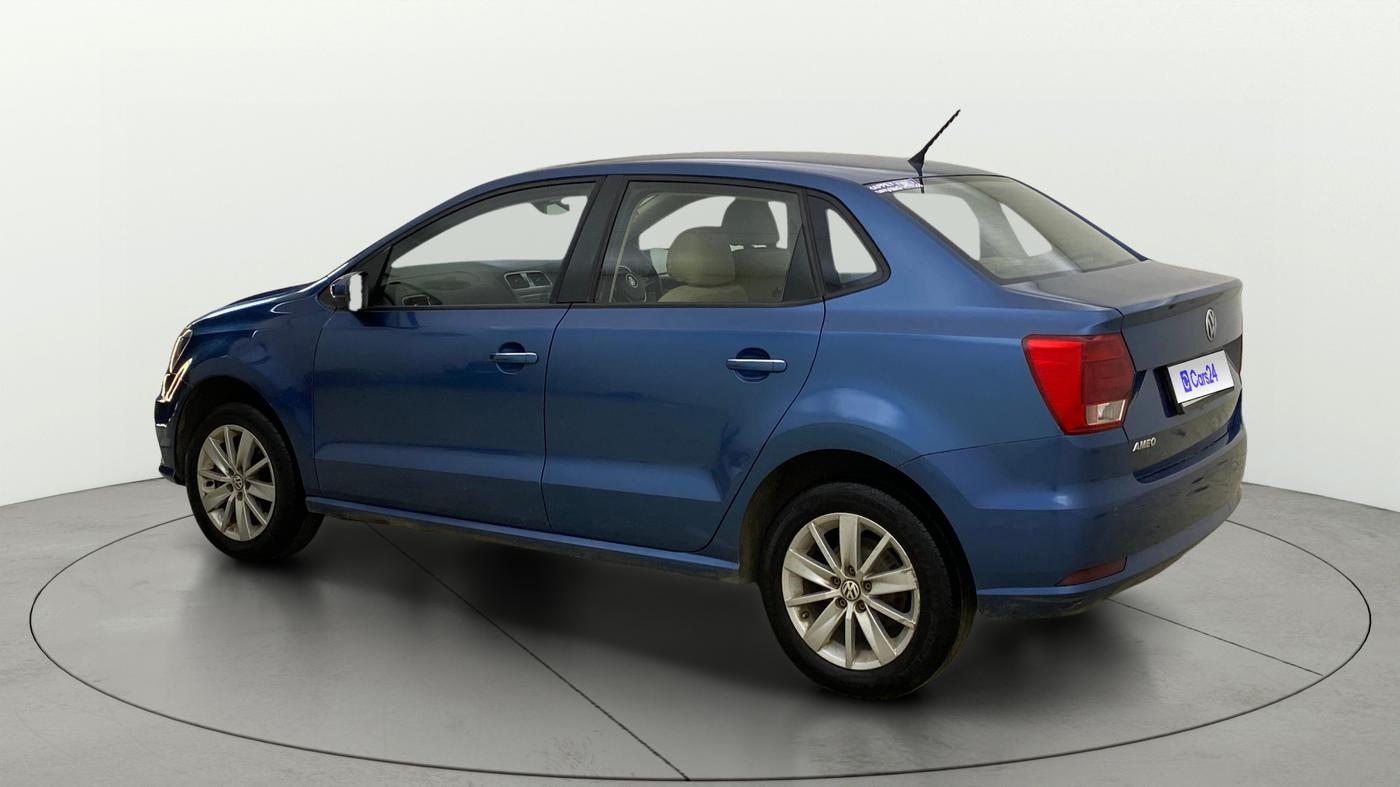 2016 Volkswagen Ameo HIGHLINE1.2L, CNG, Manual, 91,873 km, Left Back Diagonal