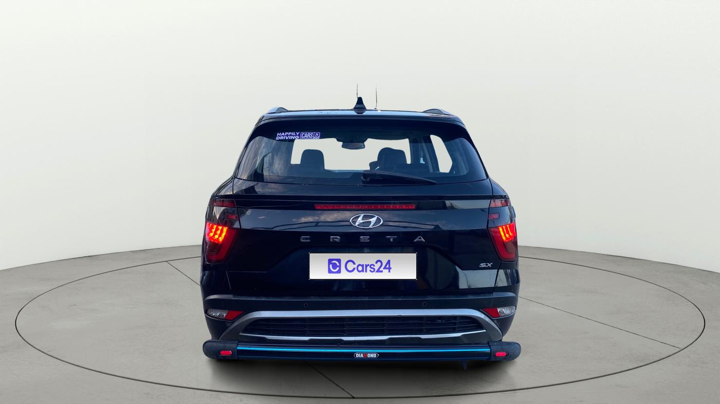 2021 Hyundai Creta SX (O) AT 1.5 DIESEL, Diesel, Automatic, 1,00,034 km, Back/Rear