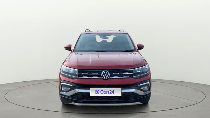 2021 Volkswagen TAIGUN TOPLINE 1.0 TSI MT, Petrol, Manual, 1,02,538 km, Front
