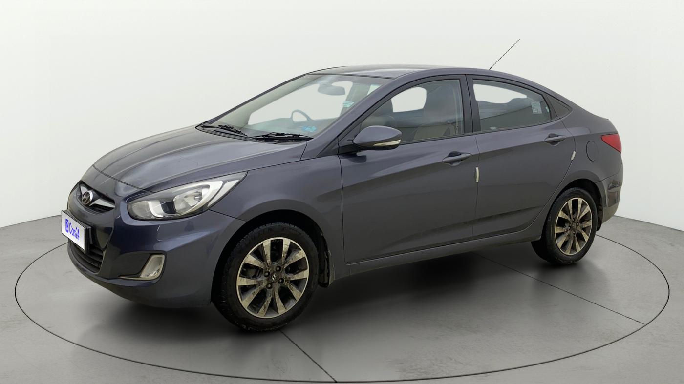 2014 Hyundai Verna FLUIDIC 1.6 VTVT SX, Petrol, Manual, 77,454 km, Left Front Diagonal