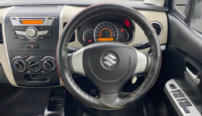 2014 Maruti Wagon R 1.0 VXI, Petrol, Manual, 24,141 km, Steering Wheel Close Up