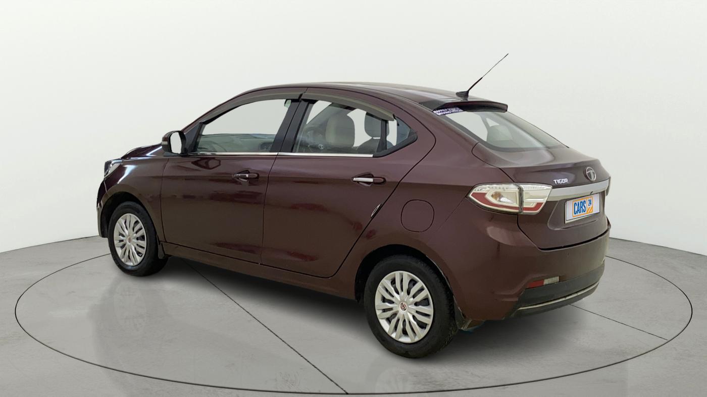 2020 Tata TIGOR XZ PETROL, CNG, Manual, 51,384 km, Left Back Diagonal