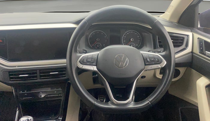 2023 Volkswagen VIRTUS HIGHLINE TSI 1.0 MT, Petrol, Manual, 22,718 km, Steering Wheel Close Up