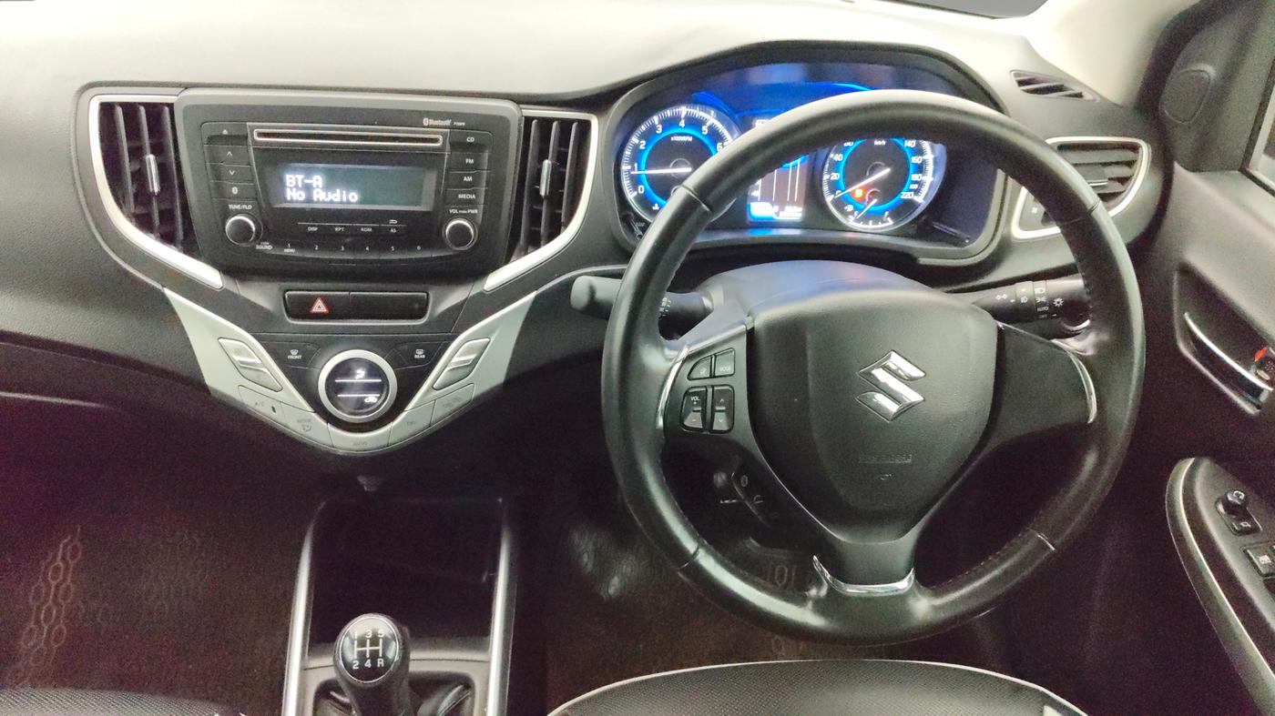 2017 Maruti Baleno ZETA PETROL 1.2, Petrol, Manual, 38,462 km, Steering Wheel Close Up