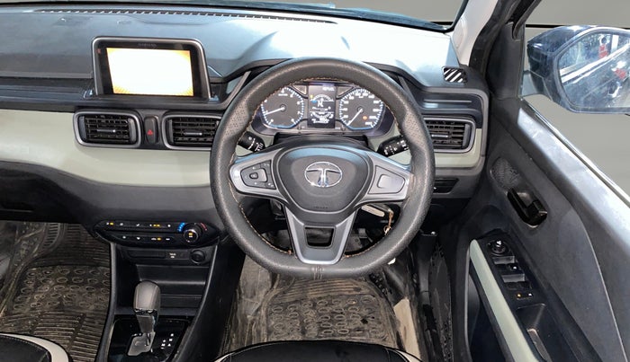 2023 Tata PUNCH ADVENTURE RHYTHM CAMO EDITION AMT, Petrol, Automatic, 18,260 km, Steering Wheel Close Up