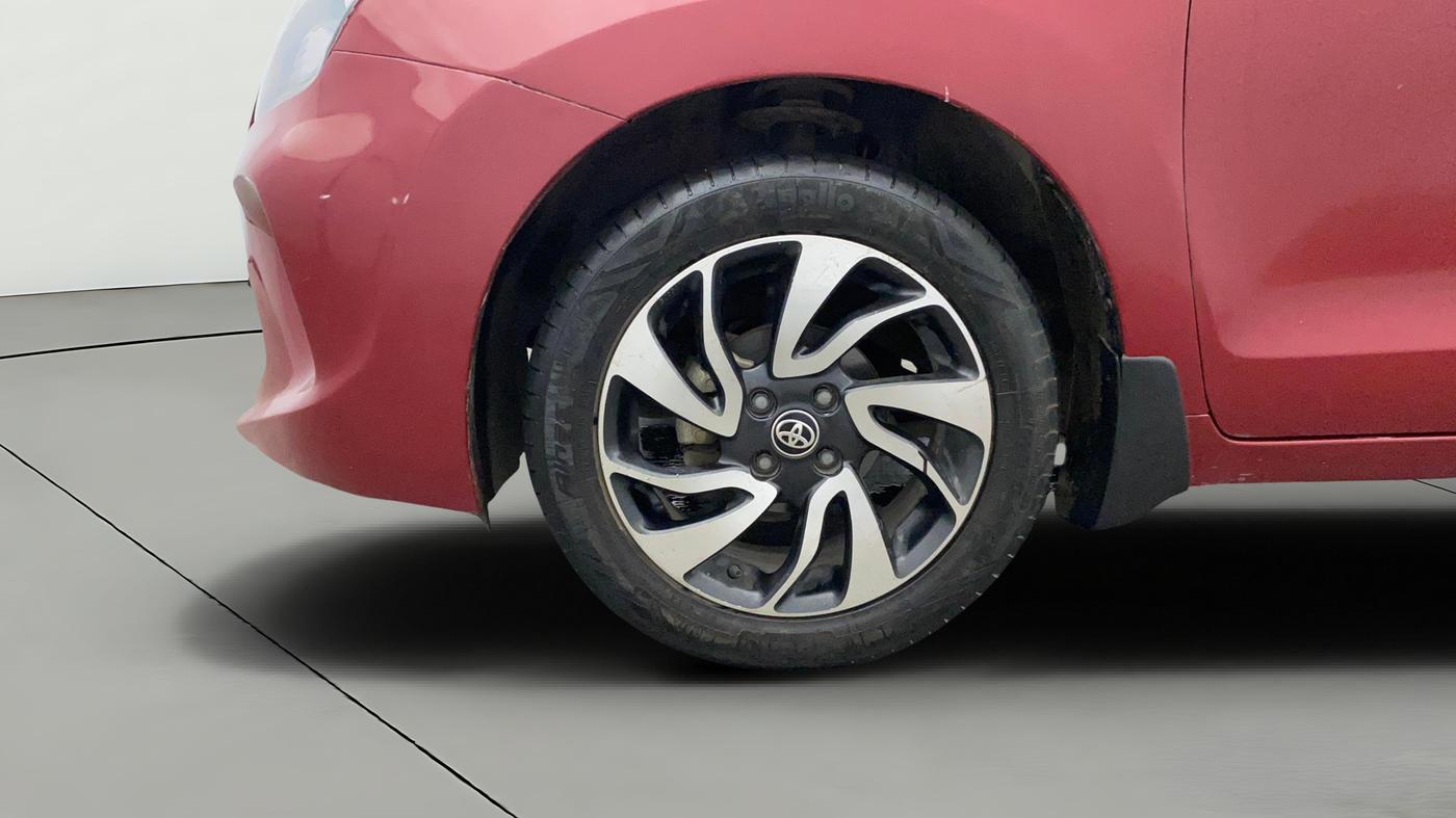 2019 Toyota Glanza G CVT, Petrol, Automatic, 76,551 km, Left Front Wheel