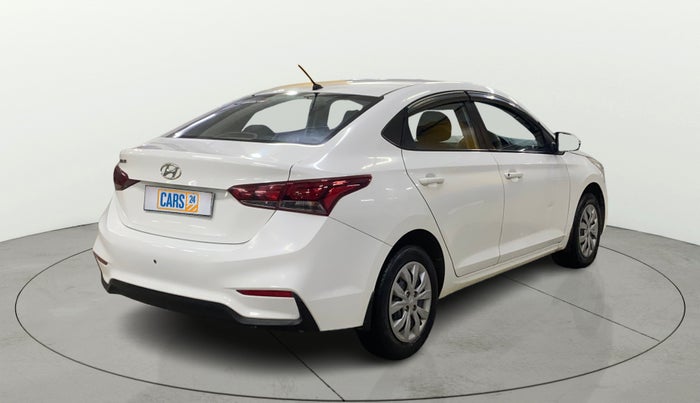 2018 Hyundai Verna 1.4 E PETROL, Petrol, Manual, 75,307 km, Right Back Diagonal