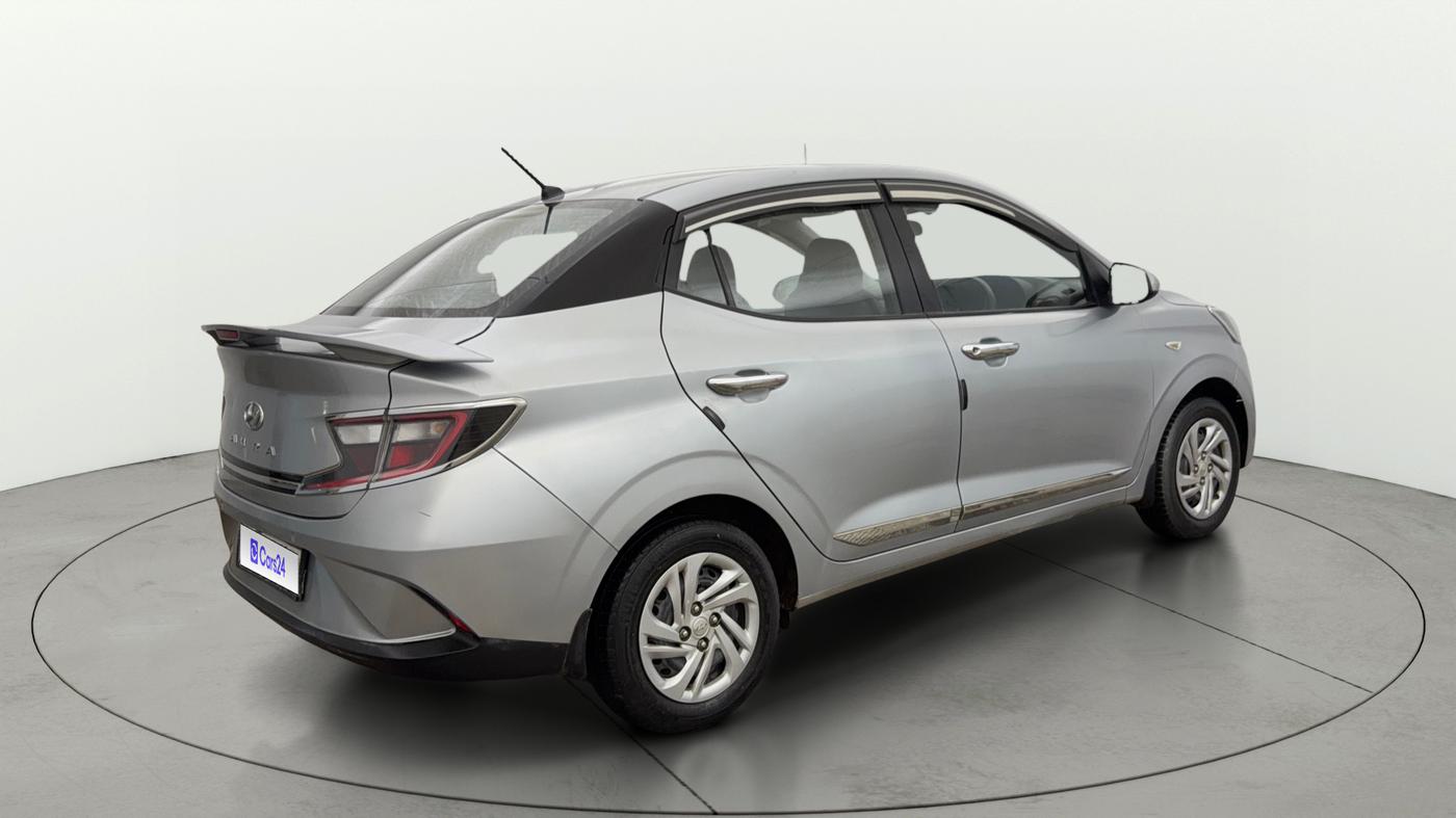 2022 Hyundai AURA S 1.2 CNG, CNG, Manual, 66,893 km, Right Back Diagonal