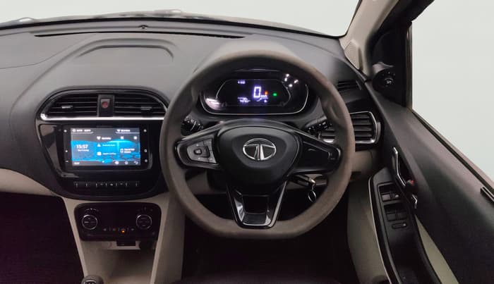 2022 Tata TIGOR XZ PLUS CNG, CNG, Manual, 74,369 km, Steering Wheel Close Up