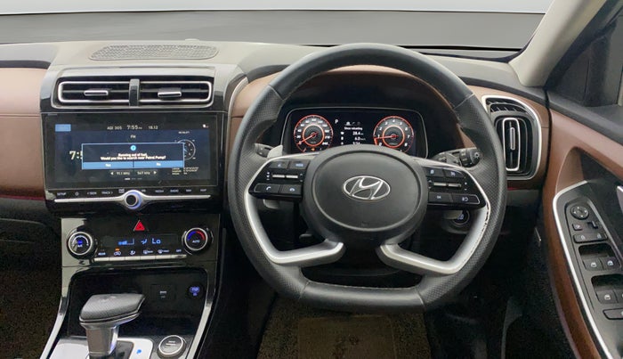 2021 Hyundai ALCAZAR PLATINUM (O) 6STR 2.0 AT, Petrol, Automatic, 79,345 km, Steering Wheel Close Up