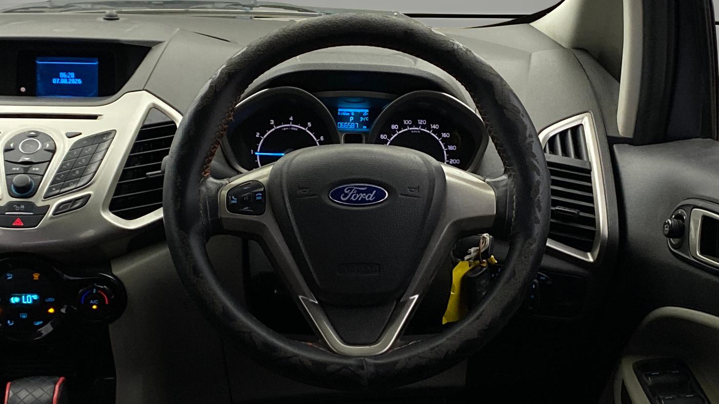2014 Ford Ecosport TITANIUM 1.5L PETROL AT, Petrol, Automatic, 66,583 km, Steering Wheel Close Up