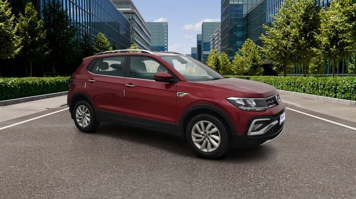 2025 Volkswagen TAIGUN Highline Plus 1.0 TSI AT, Petrol, Automatic, 11,273 km, Right Front Diagonal
