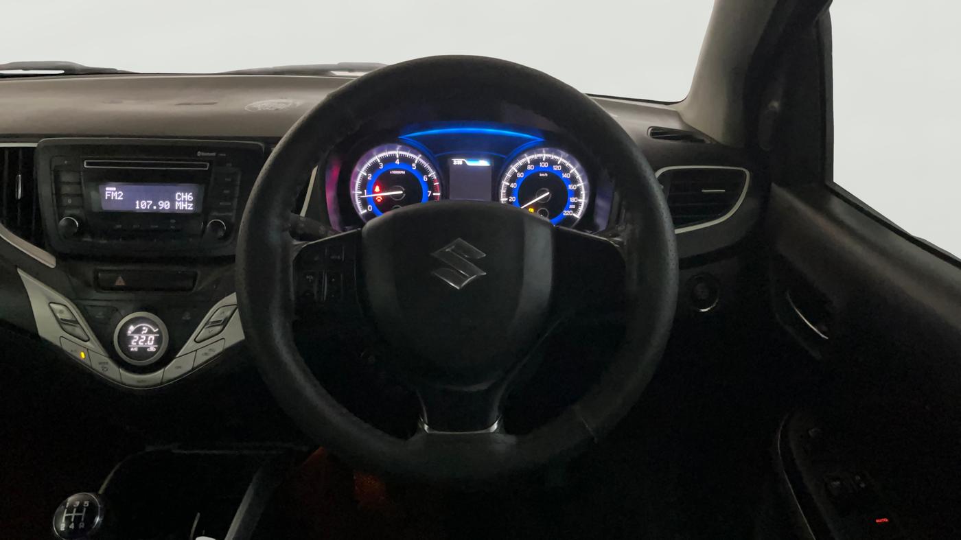 2015 Maruti Baleno ZETA PETROL 1.2, Petrol, Manual, 21,311 km, Steering Wheel Close Up