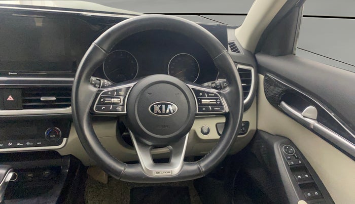 2020 KIA SELTOS HTX IVT 1.5 PETROL, Petrol, Automatic, 80,797 km, Steering Wheel Close Up