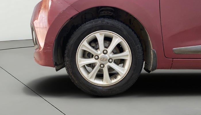 2015 Hyundai Grand i10 ASTA AT 1.2 KAPPA VTVT, Petrol, Automatic, 65,548 km, Left Front Wheel