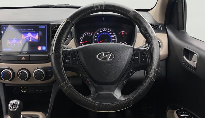 2014 Hyundai Grand i10 ASTA (O) 1.2 KAPPA VTVT, Petrol, Manual, 42,594 km, Steering Wheel Close Up