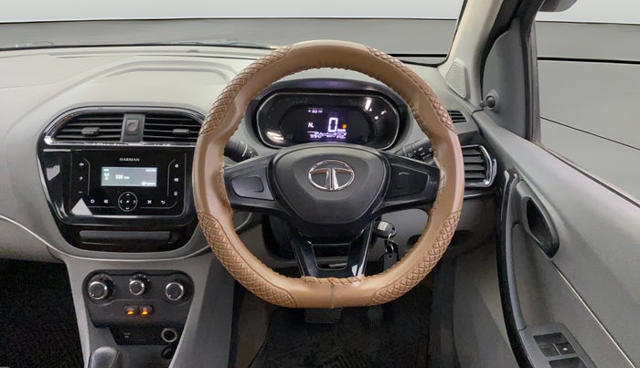 2021 Tata TIGOR XMA PETROL, Petrol, Automatic, 73,764 km, Steering Wheel Close Up