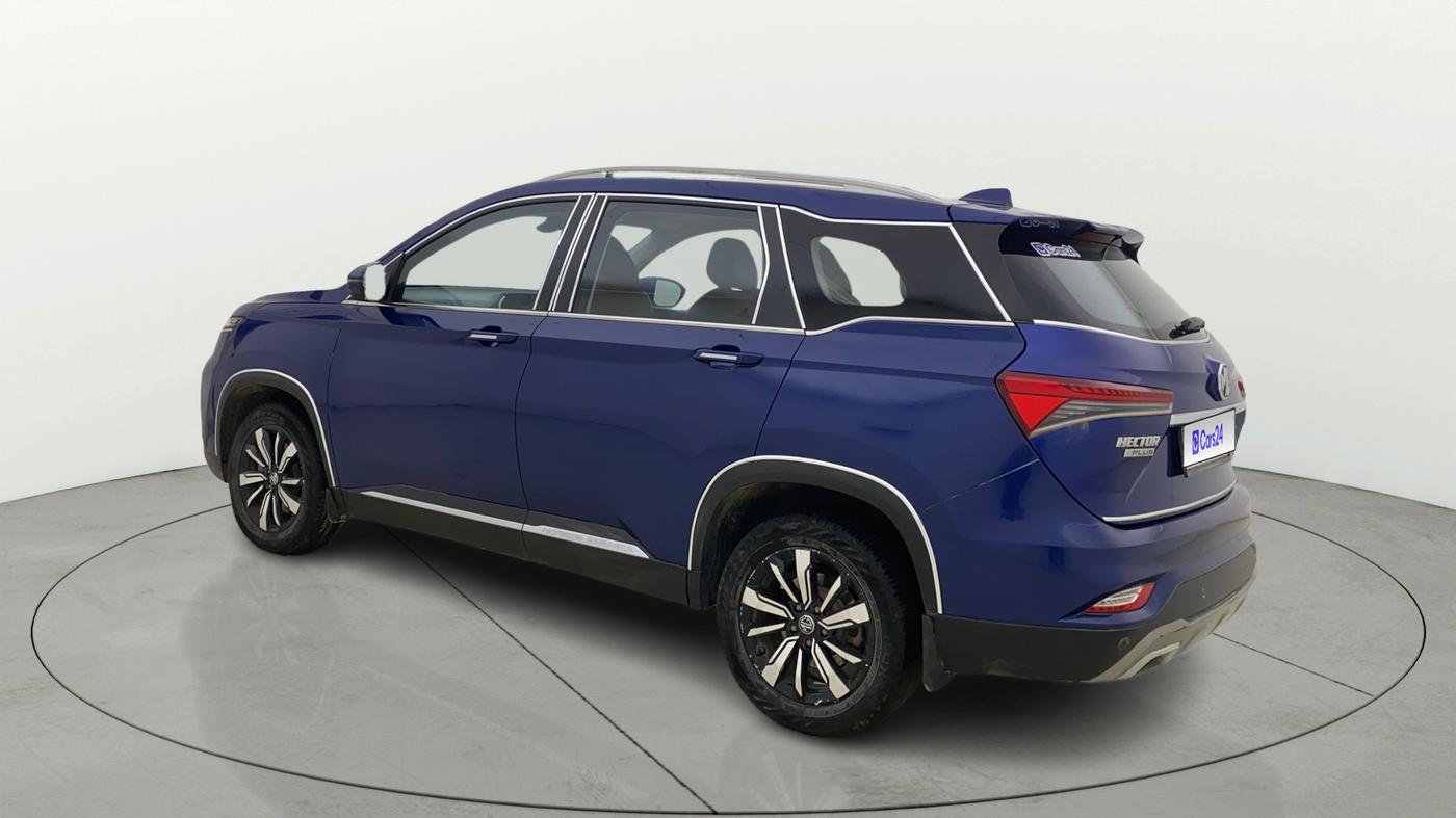 2020 MG HECTOR PLUS SHARP 1.5 PETROL TURBO HYBRID MT 6-STR, Petrol, Manual, 1,10,643 km, Left Back Diagonal