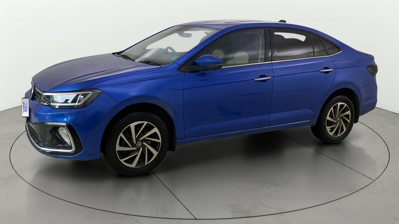 2022 Volkswagen VIRTUS TOPLINE TSI 1.0 AT, Petrol, Automatic, 30,539 km, Left Front Diagonal
