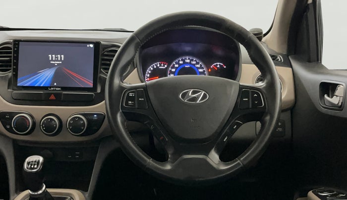 2016 Hyundai Grand i10 ASTA (O) 1.2 KAPPA VTVT, Petrol, Manual, 57,022 km, Steering Wheel Close Up