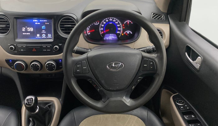 2018 Hyundai Grand i10 SPORTZ 1.2 KAPPA VTVT, Petrol, Manual, 52,665 km, Steering Wheel Close Up