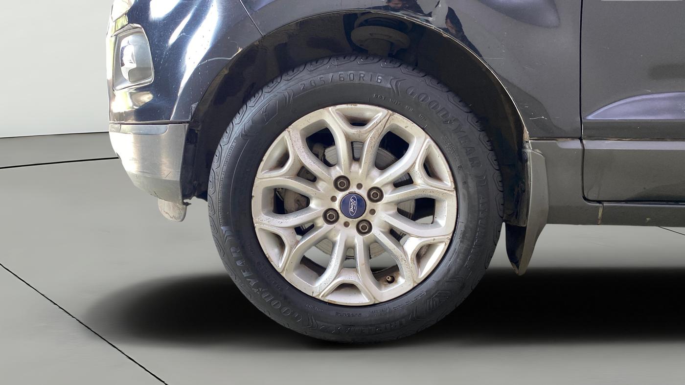 2014 Ford Ecosport TITANIUM 1.5L DIESEL, Diesel, Manual, 1,28,745 km, Left Front Wheel