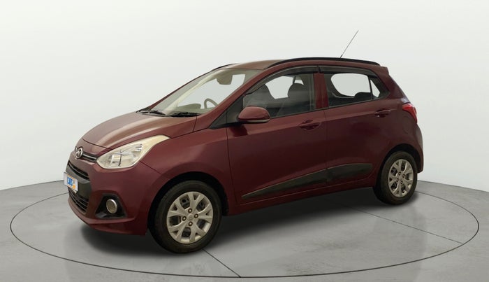 2016 Hyundai Grand i10 SPORTZ 1.2 KAPPA VTVT, Petrol, Manual, 43,513 km, Left Front Diagonal