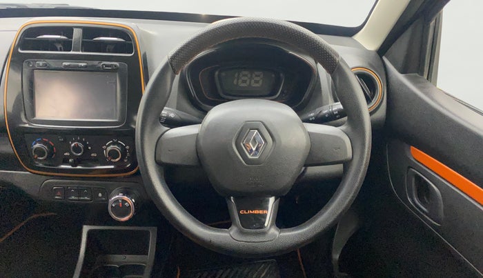 2017 Renault Kwid CLIMBER 1.0 AMT, Petrol, Automatic, 19,505 km, Steering Wheel Close Up