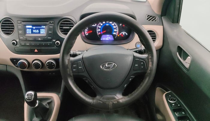 2015 Hyundai Grand i10 ASTA (O) 1.2 KAPPA VTVT, Petrol, Manual, 64,107 km, Steering Wheel Close Up