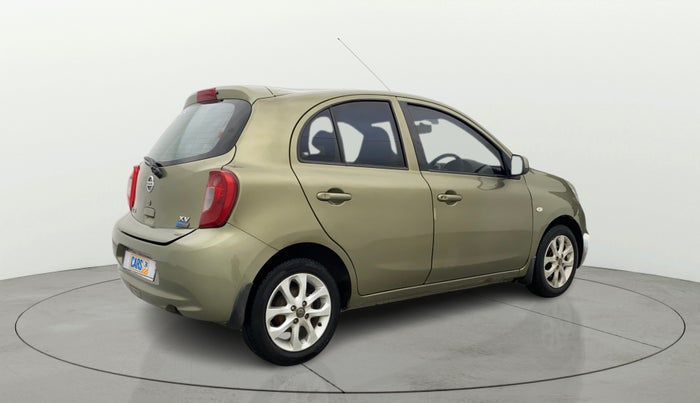 2013 Nissan Micra XV CVT, Petrol, Automatic, 1,26,898 km, Right Back Diagonal