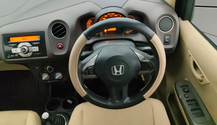 2013 Honda Amaze 1.2L I-VTEC S, Petrol, Manual, 67,118 km, Steering Wheel Close Up