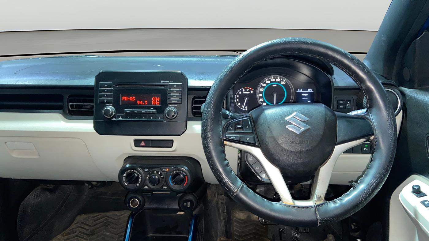 2017 Maruti IGNIS ZETA 1.2 AMT, Petrol, Automatic, 1,07,699 km, Steering Wheel Close Up