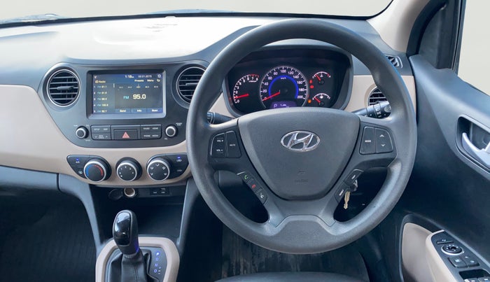 2017 Hyundai Grand i10 SPORTZ (O) AT 1.2 KAPPA VTVT, Petrol, Automatic, 76,676 km, Steering Wheel Close Up