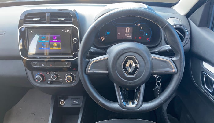 2022 Renault Kwid CLIMBER 1.0 AMT (O), Petrol, Automatic, 15,215 km, Steering Wheel Close Up