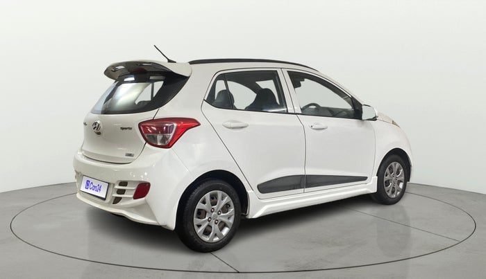 2015 Hyundai Grand i10 SPORTZ 1.2 KAPPA VTVT, Petrol, Manual, 50,768 km, Right Back Diagonal