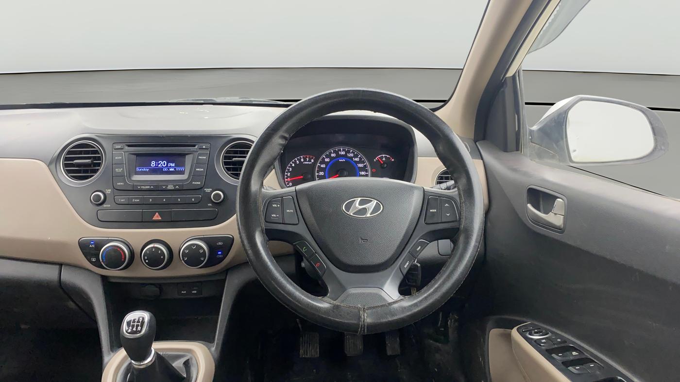 2015 Hyundai Grand i10 SPORTZ 1.2 KAPPA VTVT, Petrol, Manual, 30,336 km, Steering Wheel Close Up