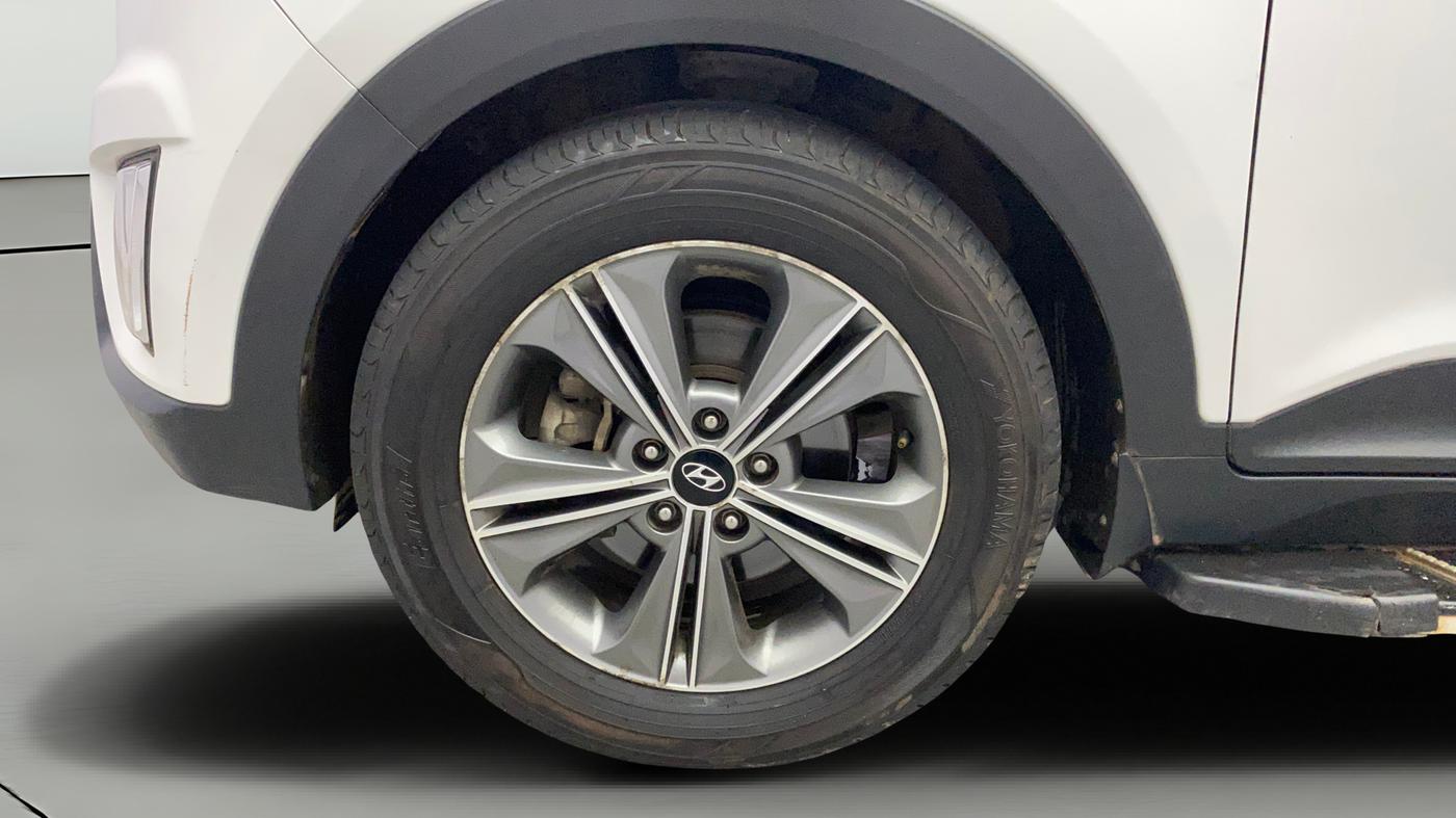 2017 Hyundai Creta SX PLUS AT 1.6 PETROL, Petrol, Automatic, 57,254 km, Left Front Wheel
